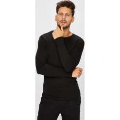 Medicine - Longsleeve Arty Dandy. Czarne bluzki z długim rękawem męskie MEDICINE, z bawełny, z okrągłym kołnierzem. W wyprzedaży za 47.90 zł.