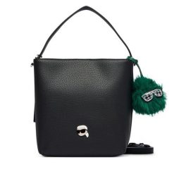 Torebka KARL LAGERFELD. Czarne torebki do ręki damskie KARL LAGERFELD, bez wzorów, klasyczne, bez dodatków. Za 849.99 zł.