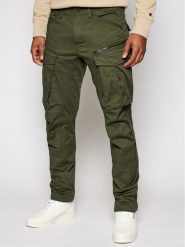 G-Star Raw Spodnie materiałowe Rovic D02190-5126-6059 Zielony Tapered Fit. Zielone spodnie materiałowe męskie G-Star Raw, m, bez wzorów, z bawełny, retro. Za 339.99 zł.