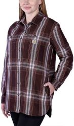 Carhartt Koszula Wierzchnia z Polarem Heavy Lavender. Niebieskie koszule męskie Carhartt, m, bez wzorów, z polaru, bez kołnierzyka, bez ramiączek. Za 301.05 zł.