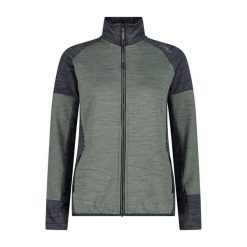 Bluza damska turystyczna CMP 34G2256. Zielone bluzy damskie CMP, l, bez wzorów, bez kaptura. Za 306.50 zł.