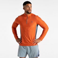 Bluza turystyczna męska Power Up. Żółte bluzy męskie Dare 2b, m, bez wzorów, bez kaptura. W wyprzedaży za 84.99 zł.
