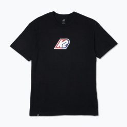 Koszulka męska K2 Heritage. Czarne koszulki sportowe męskie K2, l, bez wzorów, bez kołnierzyka, bez ramiączek, trekkingowe. Za 149.99 zł.