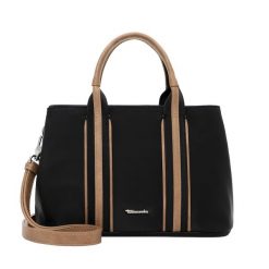 Tamaris Torebka Shopper TAS Kirsten Torby na zakupy 1 ct Czarny Damski. Czarne torby na ramię damskie Tamaris, z aplikacjami, z poliesteru, bez dodatków. Za 242.99 zł.