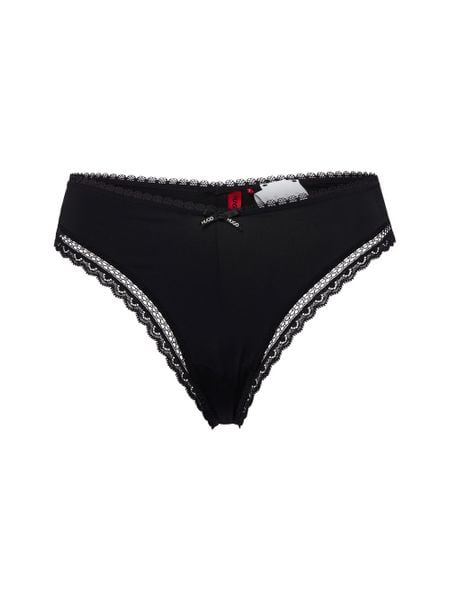 HUGO Stringi - Stringi Unique Kobiety czarny, M. Czarne stringi damskie Hugo, m, bez wzorów, z materiału. Za 139.95 zł.