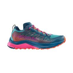 Damskie buty trailowe La Sportiva Jackal II. Niebieskie obuwie sportowe damskie La Sportiva, bez wzorów, z meshu, do biegania. Za 637.00 zł.