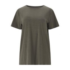 Koszulka damska Athlecia Lizzy. Zielone koszulki sportowe damskie Athlecia, bez wzorów, sportowe, bez kołnierzyka. Za 138.50 zł.