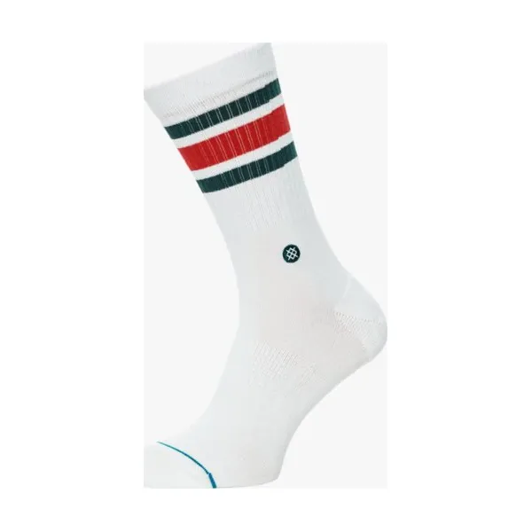 Stance Skarpety Boyd 4 Whtred , biały, rozmiar L. Białe skarpety męskie Stance, bez wzorów, z bawełny. W wyprzedaży za 39.99 zł.