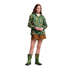 Kurtka Damska Orla Kiely Tropical Floral Packaway Waterproof Jacket. Zielone kurtki damskie Regatta, xl, bez wzorów, z materiału, z kapturem. Za 159.99 zł.