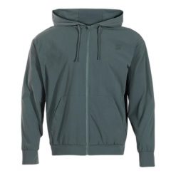 Bluza z kapturem i zamkiem błyskawicznym Joma Resort. Zielone bluzy męskie Joma, m, bez wzorów, z materiału, z kapturem. Za 174.50 zł.