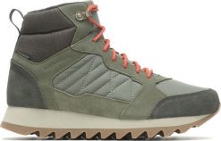 Buty trekkingowe męskie Merrell Alpine Sneaker Mid WP 2 zielone r. 45. Zielone trekkingi męskie Merrell. Za 421.36 zł.