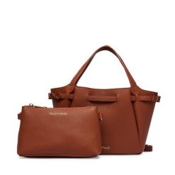 Torebka Valentino. Brązowe torebki do ręki damskie Valentino, bez wzorów, klasyczne, bez dodatków. Za 649.99 zł.