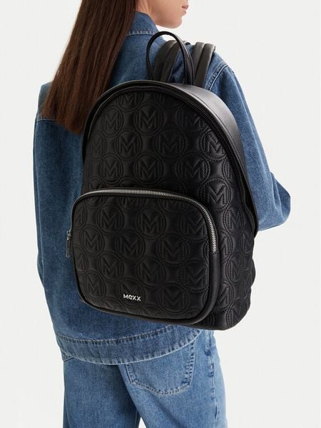 MEXX Plecak EO-MEXX-L-017-09 Czarny. Czarne plecaki damskie Mexx, bez wzorów, z materiału. Za 194.99 zł.