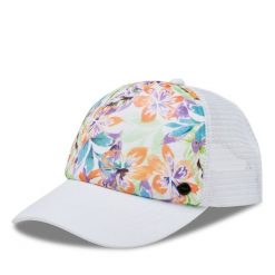 Czapka z daszkiem Roxy. Białe czapki i kapelusze damskie Roxy, bez wzorów. Za 99.99 zł.