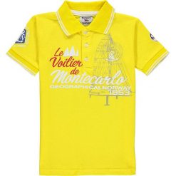 Koszulka polo w kolorze żółtym. T-shirty dla chłopców Geographical Norway Kids & Ladies. W wyprzedaży za 78.95 zł.
