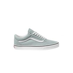 Vans Old Skool Zielone Damskie Sneakersy. Zielone trampki i tenisówki damskie Vans, bez wzorów, z syntetyku, bez zapięcia. W wyprzedaży za 314.60 zł.