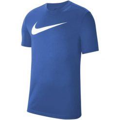 Koszulka męska Nike Dri-FIT Park 20 niebieska XL. Niebieskie koszulki sportowe męskie Nike, m, bez wzorów, z bawełny, bez kołnierzyka, bez ramiączek, na fitness i siłownię, dri-fit (nike). Za 108.99 zł.
