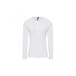 Koszulka damska Premier Long John. Białe koszulki sportowe damskie PREMIER, bez wzorów, z materiału, bez kołnierzyka, bez ramiączek. Za 133.50 zł.