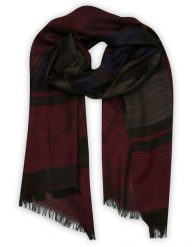 Lekki Szalik Wiosenno-Jesienny - Teer - Ciemna Kolorystyka. Szaliki męskie Teer, na jesień, bez wzorów, z materiału. Za 45.00 zł.