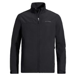 Kurtka softshell męska Vaude Hurricane Jacket IV. Czarne kurtki męskie Vaude, m, bez wzorów, z softshellu, bez kaptura. Za 287.99 zł.