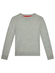 Guess Sweter L0YR03 Z2VV0 Szary Regular Fit. Szare swetry dla chłopców Guess, z aplikacjami, z bawełny, bez kołnierzyka, bez kaptura. Za 159.99 zł.