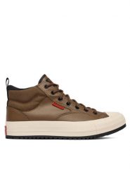 Converse Sneakersy Chuck Taylor All Star Malden Street Boot A13225C Brązowy. Brązowe botki męskie Converse, bez wzorów, ze skóry, retro, bez zapięcia. Za 359.99 zł.