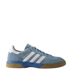 Buty do piłki ręcznej dla dorosłych Adidas Handball Spezial Shoes. Białe buty sportowe męskie Adidas, bez zapięcia, do piłki ręcznej. Za 423.90 zł.