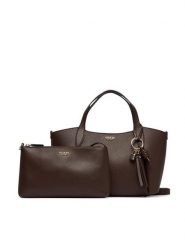 Guess Torebka Melody HWBG97 35060 Brązowy. Brązowe torebki do ręki damskie Guess, z aplikacjami, ze skóry, bez dodatków. Za 584.99 zł.