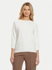 Tatuum Sweter Perlo T2424.090B Biały Regular Fit. Białe swetry damskie Tatuum, xxl, bez wzorów, z syntetyku, bez kołnierzyka, bez ramiączek, bez kaptura. Za 189.99 zł.