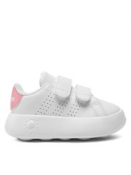 Adidas Sneakersy Advantage IH4894 Biały. Białe buty sportowe dziewczęce Adidas, bez wzorów, ze skóry, bez zapięcia. Za 129.99 zł.