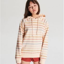 Bluza w paski z kapturem - Wielobarwny. Bluzy damskie Cropp. Za 89.99 zł.