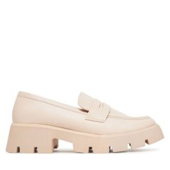 Loafersy DeeZee. Czerwone mokasyny damskie DeeZee. Za 169.99 zł.