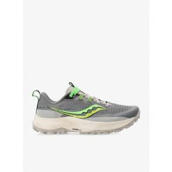 Buty trailowe damskie Saucony Peregrine 13. Szare obuwie sportowe damskie Saucony, bez wzorów, do biegania. Za 409.99 zł.