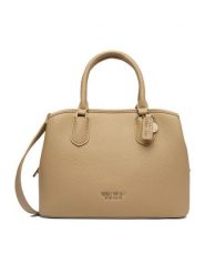 Nine West Torebka CEO-Vena-KY255 Beżowy. Brązowe torebki do ręki damskie Nine West, bez wzorów, z materiału, bez dodatków. Za 249.99 zł.