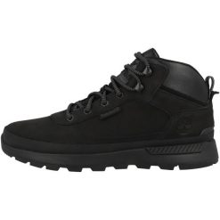 Botki Timberland Field Trekker Mid czarne. Czarne botki męskie Timberland, na zimę, bez wzorów, z gumy, biznesowe, bez zapięcia. Za 1,013.99 zł.