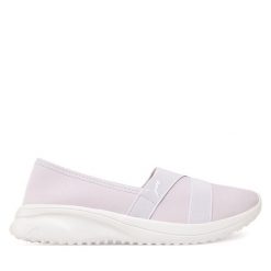 Półbuty Puma. Czerwone półbuty damskie Puma, bez wzorów, bez obcasa, na płaskiej podeszwie, bez zapięcia. Za 159.99 zł.