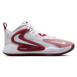 Buty siatkarskie męskie Nike React Hyperset 2. Białe buty sportowe męskie Nike, z materiału, bez zapięcia, do siatkówki. Za 699.00 zł.