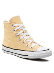 Converse Trampki Chuck Taylor All Star Hi A09826C Żółty. Żółte trampki męskie Converse, bez wzorów, z materiału, retro, bez zapięcia. Za 229.99 zł.