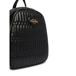 Plecak LOVE MOSCHINO. Czarne plecaki damskie Love Moschino, bez wzorów. Za 939.99 zł.