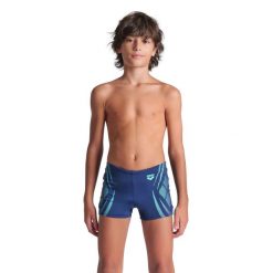 Szorty Kąpielowe Arena Poseidonia Swim Short junior. Niebieskie kąpielówki dla chłopców Arena, bez wzorów. Za 129.99 zł.