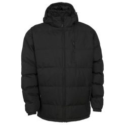 Trespass Clip - męski wyściełany Jkt czarny. Czarne kurtki męskie Trespass, m, bez wzorów, z puchu, bez kaptura. Za 354.99 zł.
