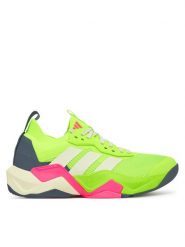 Adidas Buty na siłownię Rapidmove Adv 2 Trainer JI3904 Żółty. Żółte obuwie sportowe damskie Adidas, bez wzorów, z materiału, na fitness i siłownię. Za 349.99 zł.