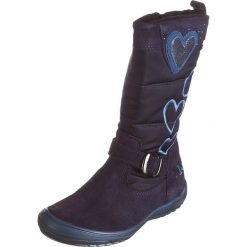 Kozaki zimowe w kolorze granatowym. Buty zimowe dziewczęce Zimowe obuwie dla dzieci. W wyprzedaży za 175.95 zł.