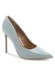 Nine West Szpilki WFA2676-1 Zielony. Zielone szpilki damskie Nine West, bez wzorów, z syntetyku, bez obcasa, bez zapięcia. Za 229.99 zł.