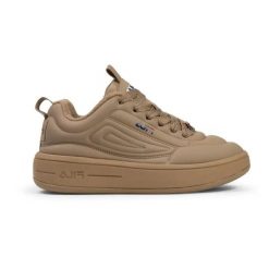 Buty sportowe sneakersy damskie Fila Superbubble. Brązowe obuwie sportowe damskie Fila, bez wzorów. Za 249.00 zł.