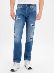 Replay Dżinsy o prostym kroju Mężczyźni Bawełna niebieski, 30-30. Niebieskie jeansy męskie Replay, eleganckie. Za 799.95 zł.