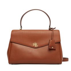 Torebka LAUREN RALPH LAUREN. Brązowe torebki do ręki damskie Lauren Ralph Lauren, bez wzorów, klasyczne, bez dodatków. Za 2,199.00 zł.