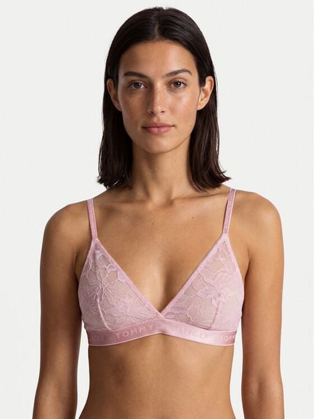 Tommy Hilfiger Biustonosz braletka UW0UW06263 Różowy. Czerwone biustonosze Tommy Hilfiger, bez wzorów, z syntetyku. Za 122.99 zł.