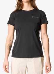 Koszulka szybkoschnąca damska Houdini Pace Air Message Tee. Czarne koszulki sportowe damskie Houdini, l, bez wzorów, z dzianiny, bez kołnierzyka, bez ramiączek, do biegania. Za 307.99 zł.