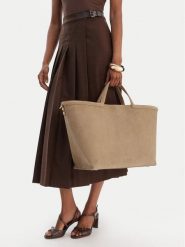 GINO ROSSI Torebka EO-LA224-19153A Beżowy. Brązowe torebki do ręki damskie Gino Rossi, bez wzorów, ze skóry, bez dodatków. Za 659.99 zł.